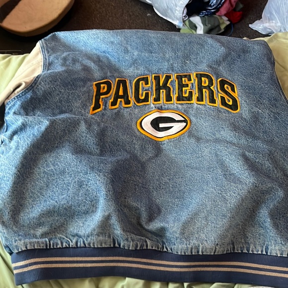 Vintage Packers denim Jacket - Picture 1 of 5